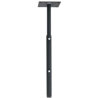Chief - 8" SQUARE CEILING PLATEW/ADJUSTABLE COLUMN - Black Chief - 8" SQUARE CEILING PLATEW/ADJUSTABLE COLUMN - Black