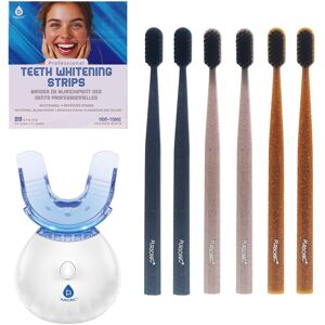 Pursonic - LED Teeth Whitening Solution, Whitening Strips & Charcoal Toothbrush Bundle - Multicolor Pursonic - LED Teeth Whitening Solution, Whitening Strips & Charcoal Toothbrush Bundle - Multicolor