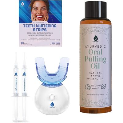 Pursonic - Advanced Teeth Whitening & Ayurvedic Oral Care Bundle - Multicolor Pursonic - Advanced Teeth Whitening & Ayurvedic Oral Care Bundle - Multicolor