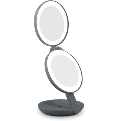 Zadro - Compact Lighted Travel Mirror with 10X/1X Magnifications and LED Illumination - Blush Pink Zadro - Compact Lighted Travel Mirror with 10X/1X Magnifications and LED Illumination - Blush Pink