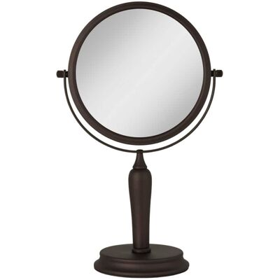 Zadro - Anaheim, Makeup Mirror with 5X/1X Magnifications & Swiveling Head - Oil-Rubbed Bronze Zadro - Anaheim, Makeup Mirror with 5X/1X Magnifications & Swiveling Head - Oil-Rubbed Bronze