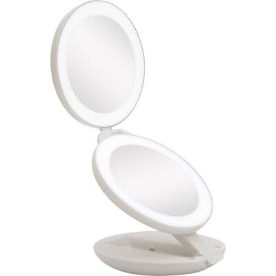 Zadro - Next Generation LED-Lighted Travel Mirrors - White Zadro - Next Generation LED-Lighted Travel Mirrors - White