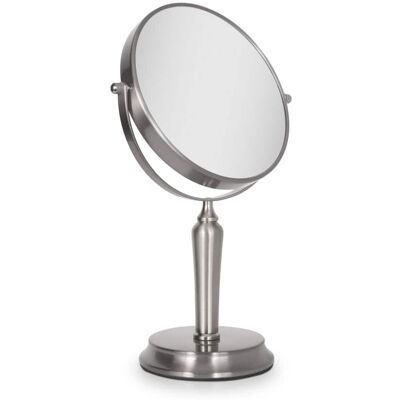 Zadro - Anaheim, Makeup Mirror with 5X/1X Magnifications & Swiveling Head - Brushed Nickel Zadro - Anaheim, Makeup Mirror with 5X/1X Magnifications & Swiveling Head - Brushed Nickel