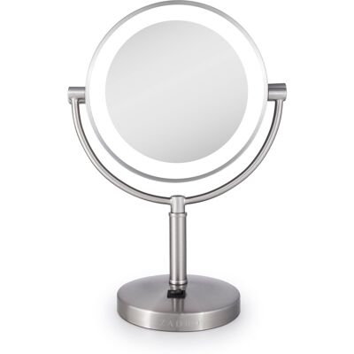 Zadro - Laguna, LED Lighted Makeup Mirror with Magnification Options 5X, 10X - Satin Nickel Zadro - Laguna, LED Lighted Makeup Mirror with Magnification Options 5X, 10X - Satin Nickel