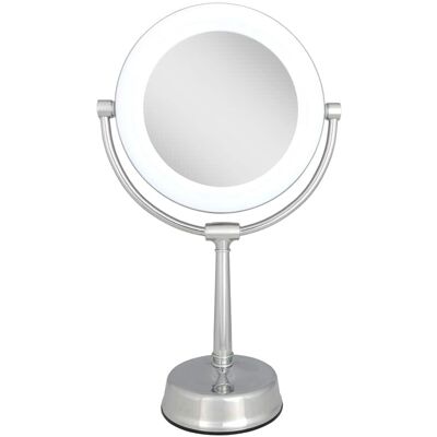 Zadro - Lexington, LED Lighted Makeup Mirror with 10X/1X Magnifications - Chrome Zadro - Lexington, LED Lighted Makeup Mirror with 10X/1X Magnifications - Chrome