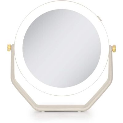Zadro - LED Lighted Makeup Mirror with 5X/1X Magnifications - Neutral Zadro - LED Lighted Makeup Mirror with 5X/1X Magnifications - Neutral