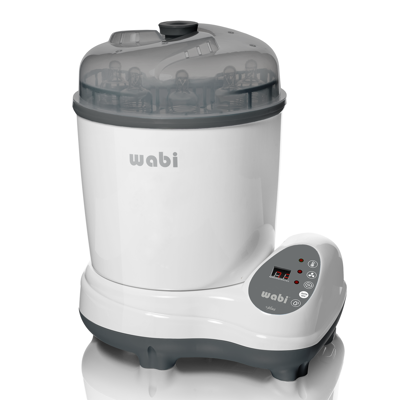 Wabi - Baby Electric 3-in-1 Steam Sterilizer and Dryer Plus - White Wabi - Baby Electric 3-in-1 Steam Sterilizer and Dryer Plus - White