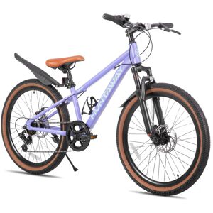 JOYSTAR - KEANO Huntaway 24" Kids Mountain Bike for Boys Girls Ages 8-12, 7-Speed Kid Bicycle with Lightweight Alloy Frame - Purple JOYSTAR - KEANO Huntaway 24" Kids Mountain Bike for Boys Girls Ages 8-12, 7-Speed Kid Bicycle with Lightweight Alloy Frame - Purple