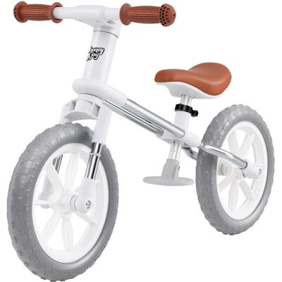 Costway - 12" Balance Bike 2 Wheels Children's Bicycle with Adjustable Seat - White Costway - 12" Balance Bike 2 Wheels Children's Bicycle with Adjustable Seat - White