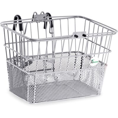 ProSource - Wire Bike Basket - Silver ProSource - Wire Bike Basket - Silver