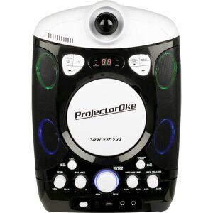 VocoPro - CD+G/Bluetooth Karaoke System - White/Black VocoPro - CD+G/Bluetooth Karaoke System - White/Black