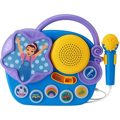 eKids - Ms Rachel Karaoke Boombox with Microphone for Kids - Multicolor eKids - Ms Rachel Karaoke Boombox with Microphone for Kids - Multicolor
