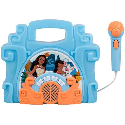 eKids - Disney Moana 2 Bluetooth Karaoke Boombox with Microphone for Kids - Multicolor eKids - Disney Moana 2 Bluetooth Karaoke Boombox with Microphone for Kids - Multicolor