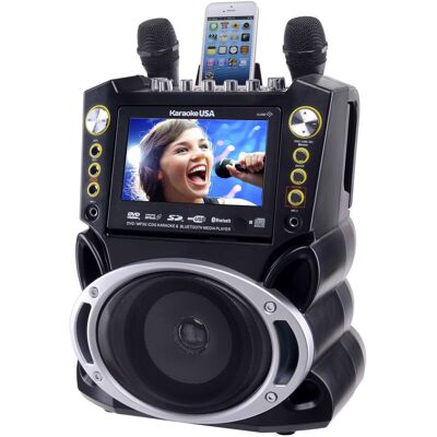 Karaoke USA - GF844 KARAOKE MACHINE WITH DVD/CDG/MP3G Karaoke USA - GF844 KARAOKE MACHINE WITH DVD/CDG/MP3G