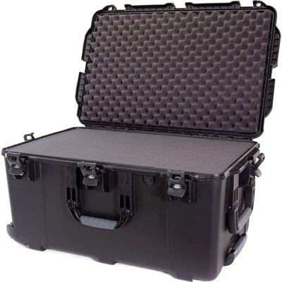 NANUK - Wheeled Series 965 Lightweight NK-7 Resin Waterproof Hard Case with Foam Insert, Black - Black NANUK - Wheeled Series 965 Lightweight NK-7 Resin Waterproof Hard Case with Foam Insert, Black - Black