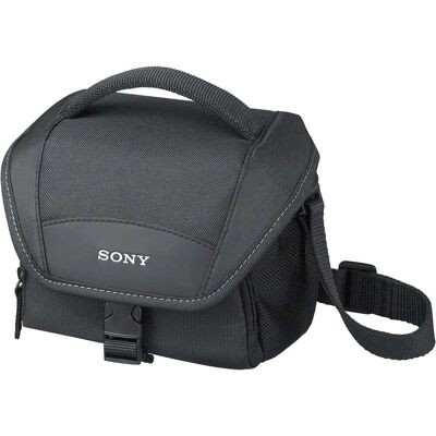 Sony - LCS U11 Soft Camera Case - Black Sony - LCS U11 Soft Camera Case - Black