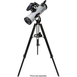 Celestron - Starsense Explorer LT 114AZ Telescope App-Enabled Newtonian Reflector Telescope - Silver/Black Celestron - Starsense Explorer LT 114AZ Telescope App-Enabled Newtonian Reflector Telescope - Silver/Black