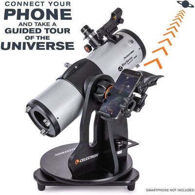 Celestron - StarSense Explorer 114mm Smartphone App-Enabled Tabletop Dobsonian Telescope Celestron - StarSense Explorer 114mm Smartphone App-Enabled Tabletop Dobsonian Telescope