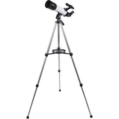 National Geographic - SKY VIEW 70 70mm Refractor Telescope with Panhandle Mount - White National Geographic - SKY VIEW 70 70mm Refractor Telescope with Panhandle Mount - White