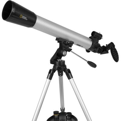 National Geographic - 70mm Refractor Telescope Adjustable Height Tripod - Silver National Geographic - 70mm Refractor Telescope Adjustable Height Tripod - Silver