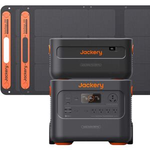Jackery - Explorer 2000 Plus Portable Power Station (2042Wh) with a Battery Pack and Two 200W Solar Panels for In/Outdoor Uses (2042.8 Wh Capacity) - Black Jackery - Explorer 2000 Plus Portable Power Station (2042Wh) with a Battery Pack and Two 200W Solar Panels for In/Outdoor Uses (2042.8 Wh Capacity) - Black