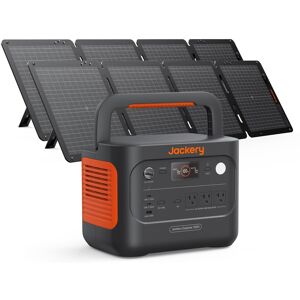 Jackery - Explorer 1000 v2 Portable Power Station (1070Wh) with Two 100Wair Solar Panels for Outdoor Use and Emergency Backup (1070 Wh Capacity) - Black Jackery - Explorer 1000 v2 Portable Power Station (1070Wh) with Two 100Wair Solar Panels for Outdoor Use and Emergency Backup (1070 Wh Capacity) - Black