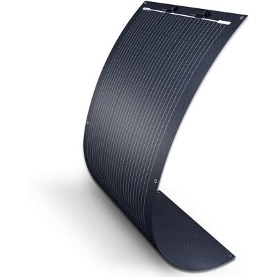 Renogy - 100W 12V Solar Panel Lightweight Semi Flexible Monocrystalline Bendable Off-Grid Charger - Black Renogy - 100W 12V Solar Panel Lightweight Semi Flexible Monocrystalline Bendable Off-Grid Charger - Black