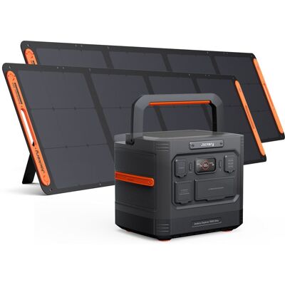 Jackery - Explorer 1500 Ultra Portable Power Station (1536Wh) with Two 200W Solar Panels for Outdoor Use and Emergency Backup (1536 Wh Capacity) - Black Jackery - Explorer 1500 Ultra Portable Power Station (1536Wh) with Two 200W Solar Panels for Outdoor Use and Emergency Backup (1536 Wh Capacity) - Black