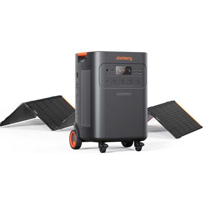 Jackery - Explorer 5000 Plus Portable Power Station (5040Wh) with a 500W Solar Panel for Essential Home Backup and Blackouts (5040 Wh Capacity) Jackery - Explorer 5000 Plus Portable Power Station (5040Wh) with a 500W Solar Panel for Essential Home Backup and Blackouts (5040 Wh Capacity)
