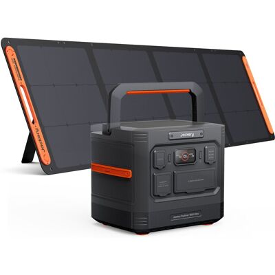Jackery - Explorer 1500 Ultra Portable Power Station (1536Wh) with a 200W Solar Panel for Outdoor Use and Emergency Backup (1536 Wh Capacity) - Black Jackery - Explorer 1500 Ultra Portable Power Station (1536Wh) with a 200W Solar Panel for Outdoor Use and Emergency Backup (1536 Wh Capacity) - Black