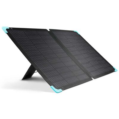 Renogy - 120 Watt Portable Solar Panel - Black Renogy - 120 Watt Portable Solar Panel - Black