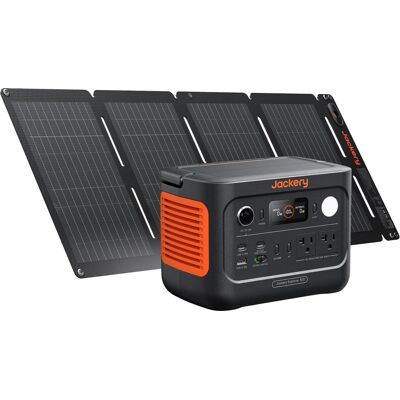 Jackery - Explorer 300 v2 (288Wh) Portable Power Station with 40W Solar Panel, All-in-One Solar Generator for Outdoor and Travel (288 Wh Capacity) - Black Jackery - Explorer 300 v2 (288Wh) Portable Power Station with 40W Solar Panel, All-in-One Solar Generator for Outdoor and Travel (288 Wh Capacity) - Black
