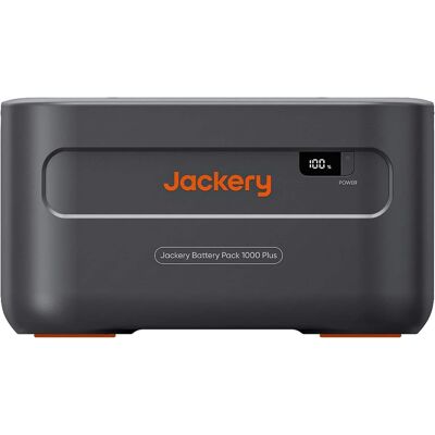 Jackery - Battery Pack 1000 Plus (1264 Wh Capacity) - Black Jackery - Battery Pack 1000 Plus (1264 Wh Capacity) - Black