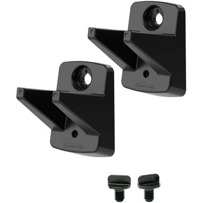 Suncast - 2 Pack Compact Wall Mount Tool Organizer Hook Storage Hanger Rack - Black Suncast - 2 Pack Compact Wall Mount Tool Organizer Hook Storage Hanger Rack - Black