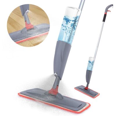 AGPtek - 360 Degree Microfiber Floor Spray Mop with 600Ml Capacity Bottle - Gray AGPtek - 360 Degree Microfiber Floor Spray Mop with 600Ml Capacity Bottle - Gray