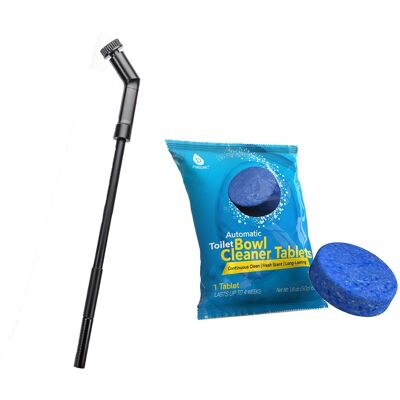 Pursonic - Ultimate Home Cleaning Bundle – Rechargeable Scalable Scrubber Brush + Automatic Toilet Bowl Cleaner Tablets Pursonic - Ultimate Home Cleaning Bundle – Rechargeable Scalable Scrubber Brush + Automatic Toilet Bowl Cleaner Tablets