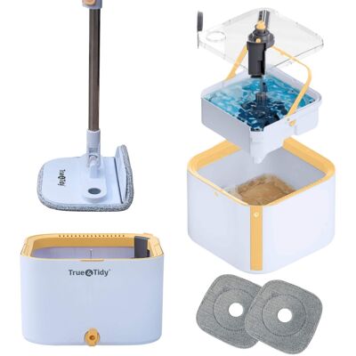 True & Tidy - Spin Mop Dual Bucket True Clean System - PERI True & Tidy - Spin Mop Dual Bucket True Clean System - PERI