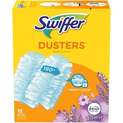 Swiffer - Dusters Multi-Surface Blend Refills, Febreze Lavender Scent, 18/Box (99037) - Blue Swiffer - Dusters Multi-Surface Blend Refills, Febreze Lavender Scent, 18/Box (99037) - Blue