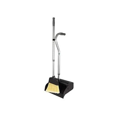 Unger - Ergo Small Broom with Dustpan - Black/Neutral Gray Unger - Ergo Small Broom with Dustpan - Black/Neutral Gray