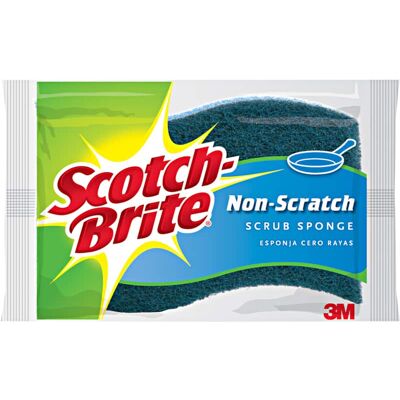 Scotch-Brite - Non-Scratch Sponge For Multi-Purpose 4.4 in. L 1 pk (Case of 12) Scotch-Brite - Non-Scratch Sponge For Multi-Purpose 4.4 in. L 1 pk (Case of 12)