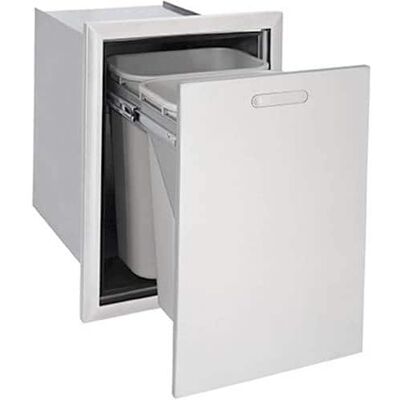 Lynx - Outdoor Trash and Recycle Center - Silver Lynx - Outdoor Trash and Recycle Center - Silver