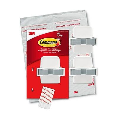 Command - Large Broom Gripper, 4 lb., 3/Pack - White Command - Large Broom Gripper, 4 lb., 3/Pack - White