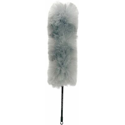 Kitchen + Home - Large Static Duster - 27" Inch Electrostatic Feather Duster - Silver Kitchen + Home - Large Static Duster - 27" Inch Electrostatic Feather Duster - Silver