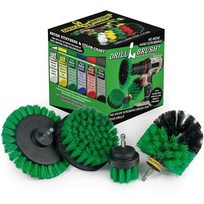 Drillbrush - 4pc Drill Power Kitchen Scrub Brush Kit – Oven Cleaning - Dishes - Stove Cleaning Drillbrush - 4pc Drill Power Kitchen Scrub Brush Kit – Oven Cleaning - Dishes - Stove Cleaning