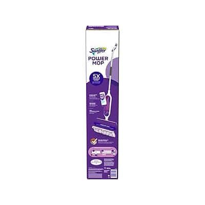Swiffer - PowerMop Starter Kit, Fresh Scent - Purple/White Swiffer - PowerMop Starter Kit, Fresh Scent - Purple/White