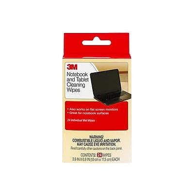 - 3M™ Cleaner Notebook Screen Cleaning Wipes, 24 Individual Packs (CL630) - 3M™ Cleaner Notebook Screen Cleaning Wipes, 24 Individual Packs (CL630)
