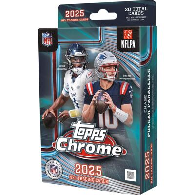 2025 Topps Chrome Football Hanger Pack 2025 Topps Chrome Football Hanger Pack