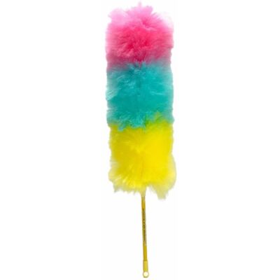 Kitchen + Home - Large Static Duster - 27" Inch Electrostatic Feather Duster - Cotton Candy - multicolor Kitchen + Home - Large Static Duster - 27" Inch Electrostatic Feather Duster - Cotton Candy - multicolor