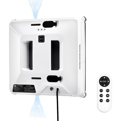 Topteng - 3000Pa Smart Window Cleaning Robot -Intelligent Path Planning, 3 Auto Modes, 60ml Tank, Ultrasonic Spray, Edge Detection - White Topteng - 3000Pa Smart Window Cleaning Robot -Intelligent Path Planning, 3 Auto Modes, 60ml Tank, Ultrasonic Spray, Edge Detection - White