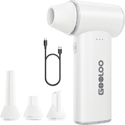 GOOLOO - F3 Cordless Air Duster, 150,000 RPM, 3-Speed Rechargeable Portable Cleaner for PC Car Home Outdoor Cleaning GOOLOO - F3 Cordless Air Duster, 150,000 RPM, 3-Speed Rechargeable Portable Cleaner for PC Car Home Outdoor Cleaning
